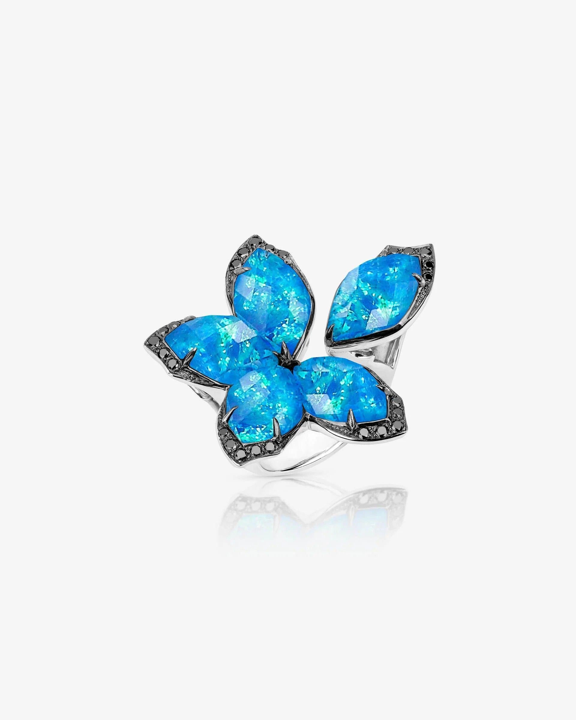 Stephen Webster Blue  'Love Me, Love Me Not' Crystal Haze Chance Large Cocktail Ring
