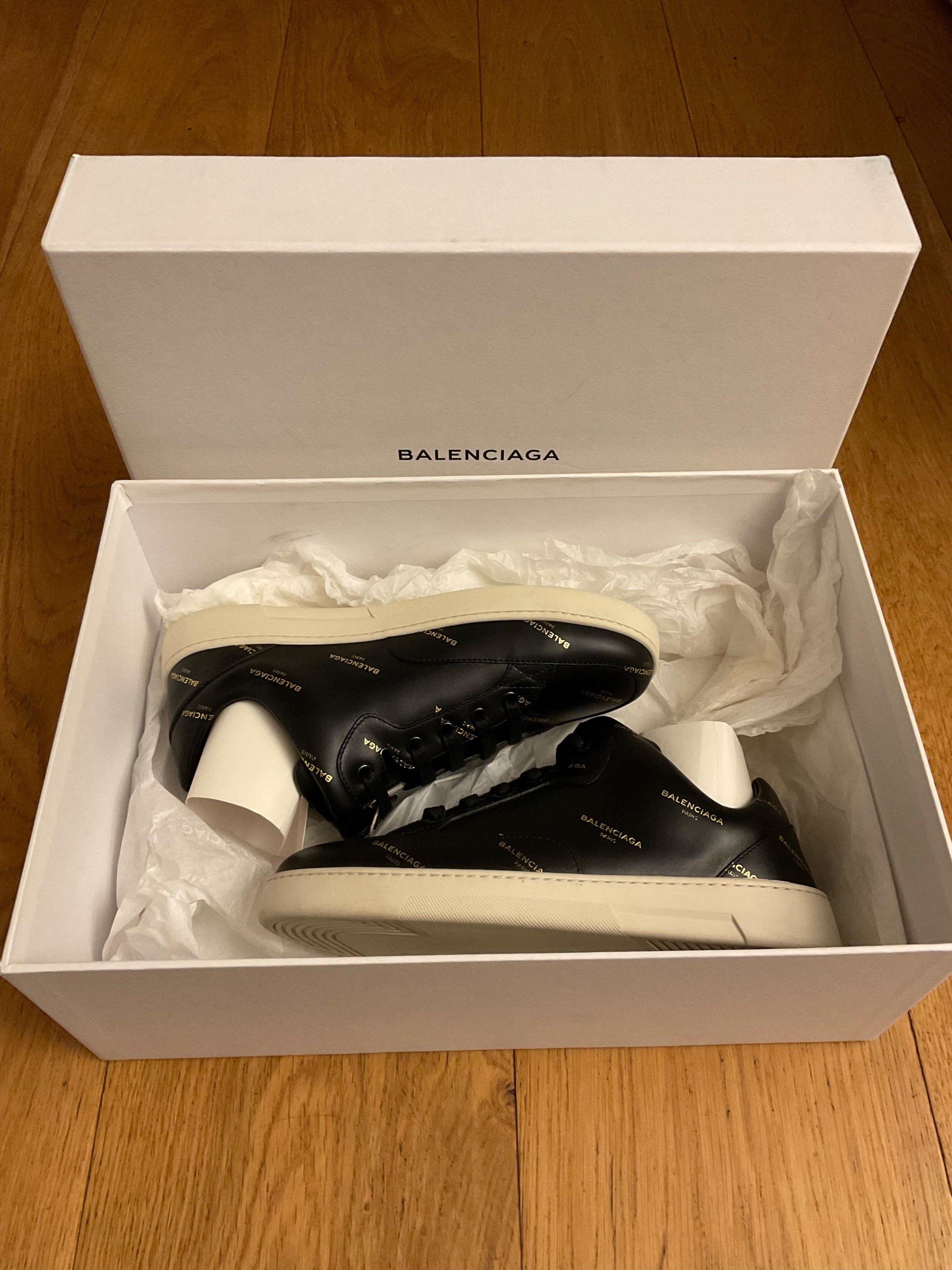 Balenciaga Black Logo Base Sneaker