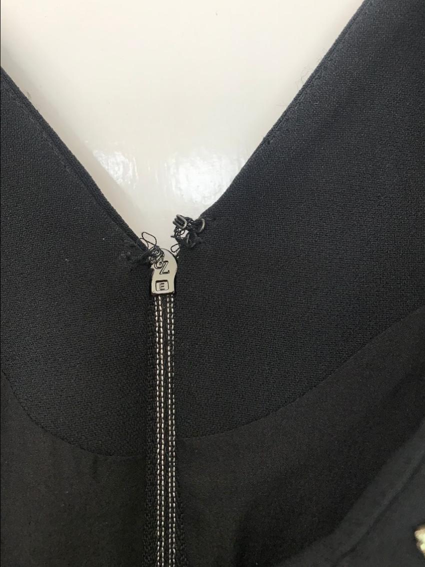 Antonio Berardi Black Embellished Mini Dress