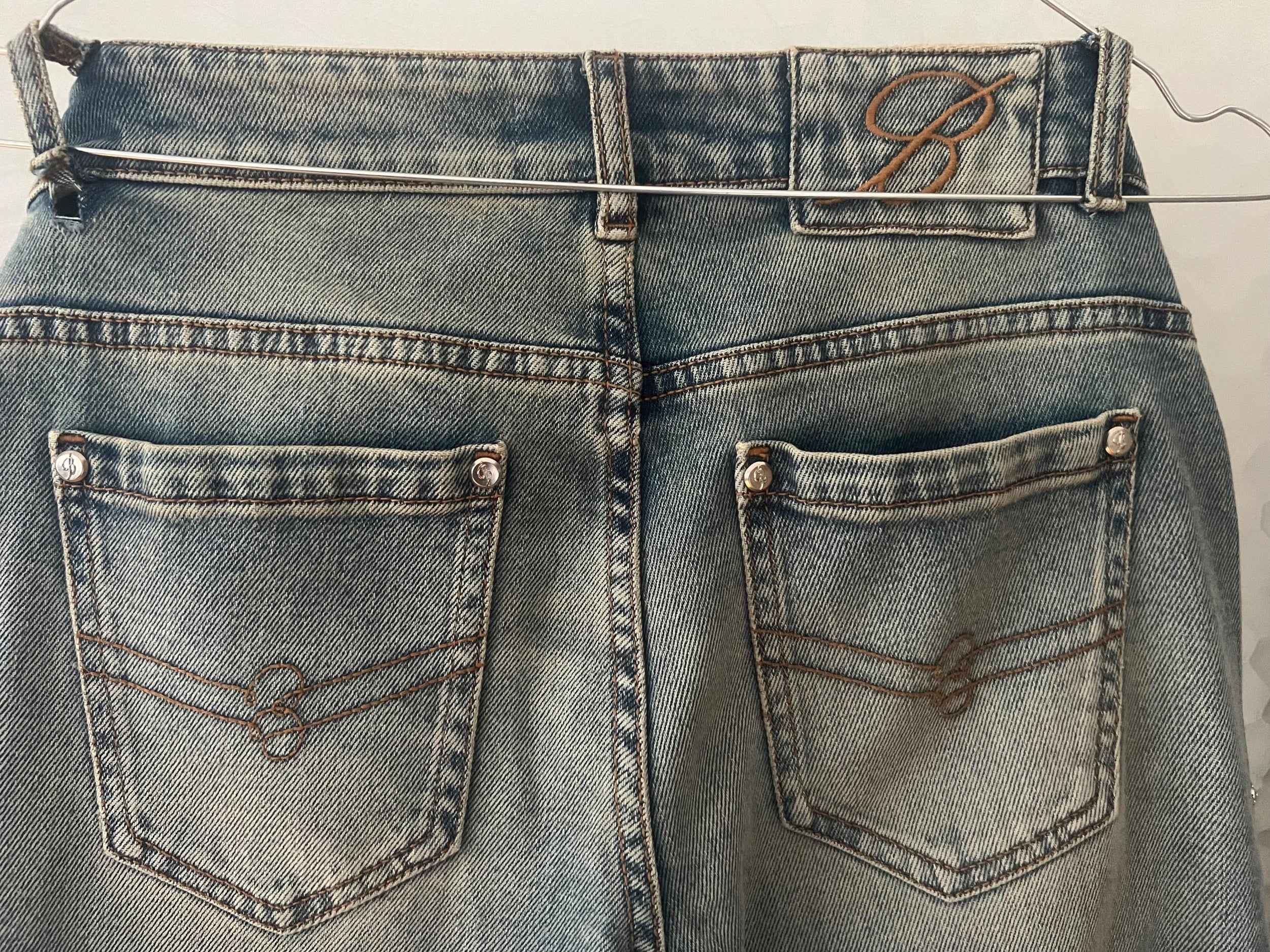 Blumarine Diamante Regular Jeans