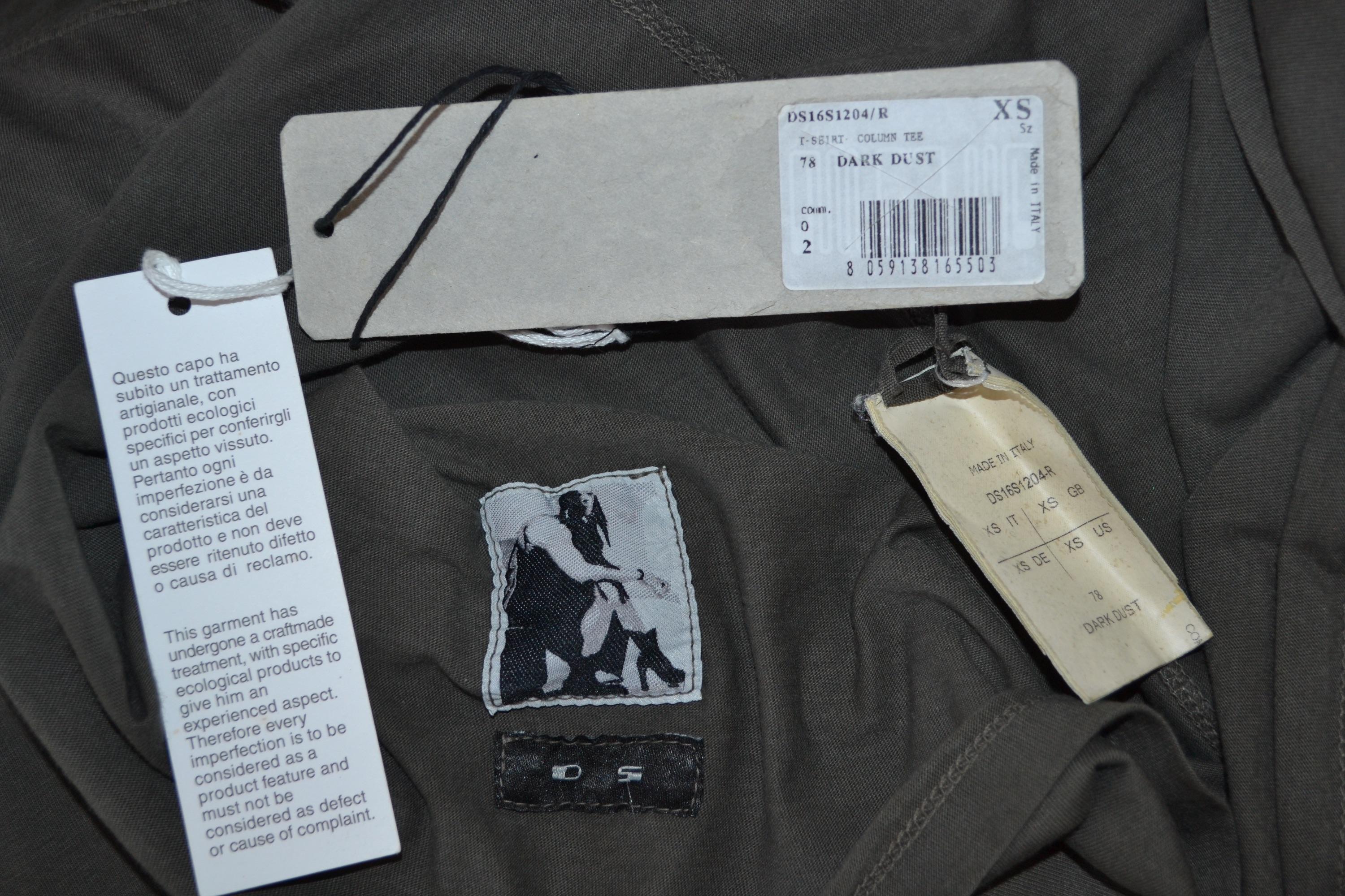 Rick Owens Brown Cotton Tank Top
