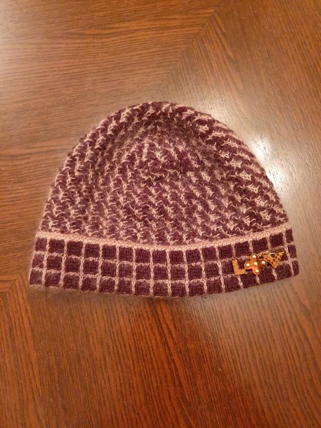 Louis Vuitton Mohair Blend Bordeaux Hat