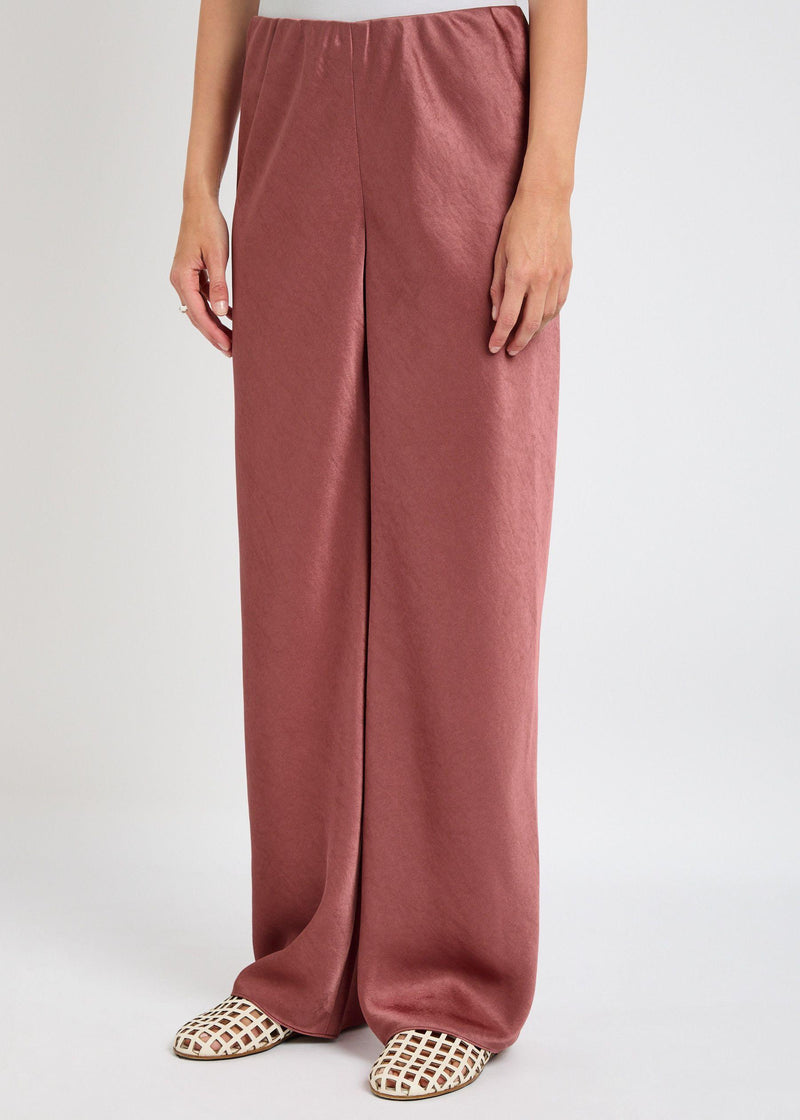 Vince Wide-leg Satin Trousers