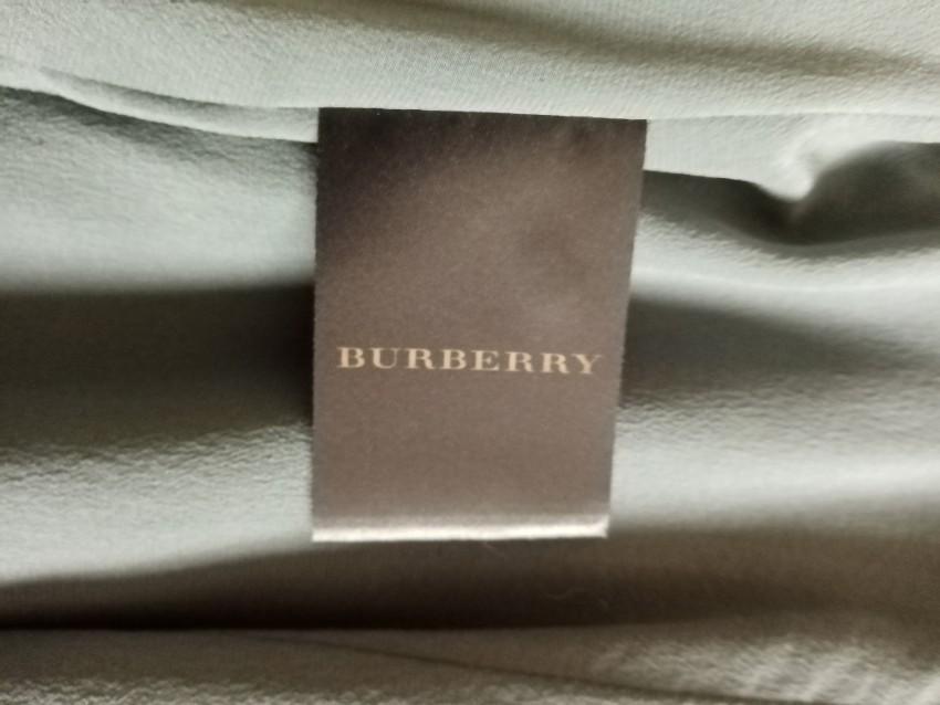 Burberry Black Chiffon Pleated Skirt