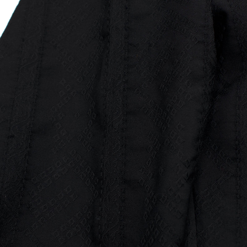 Saint Laurent Black Jacquard Tailored Trousers