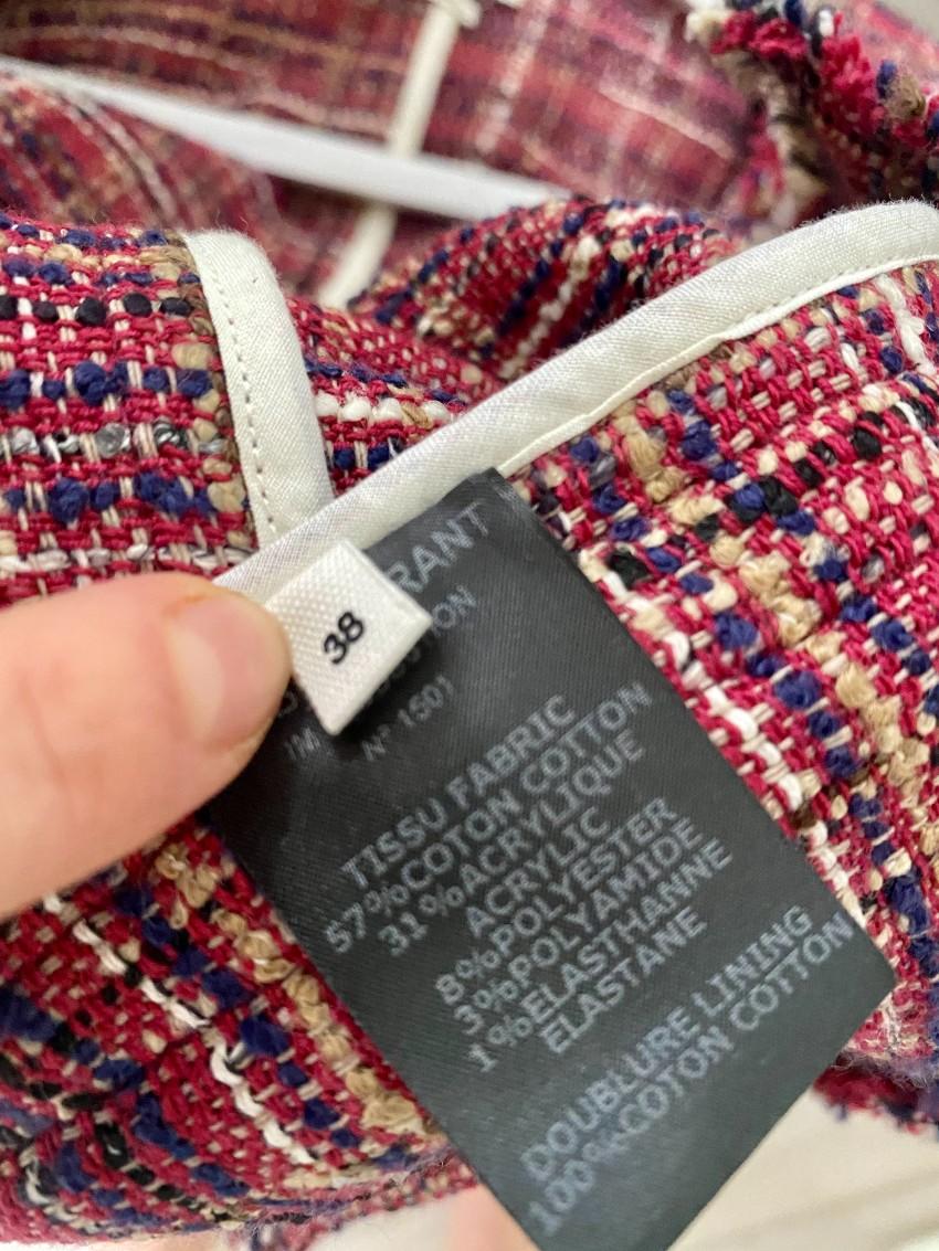 Isabel Marant Etoile Red Tweed Jacket