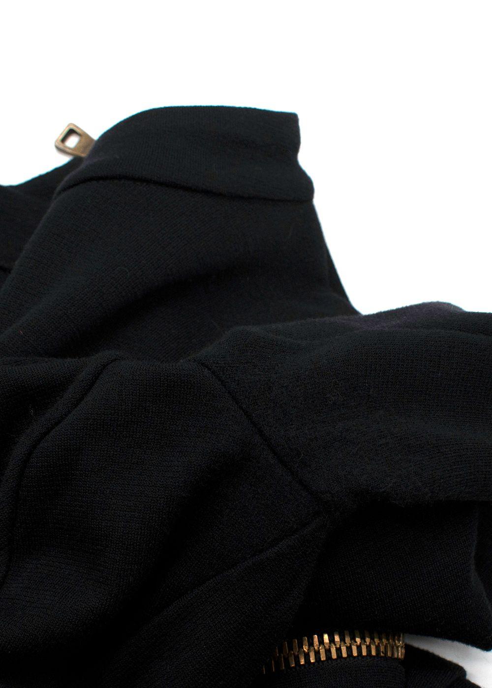 Balmain Black Bow Mini Dress