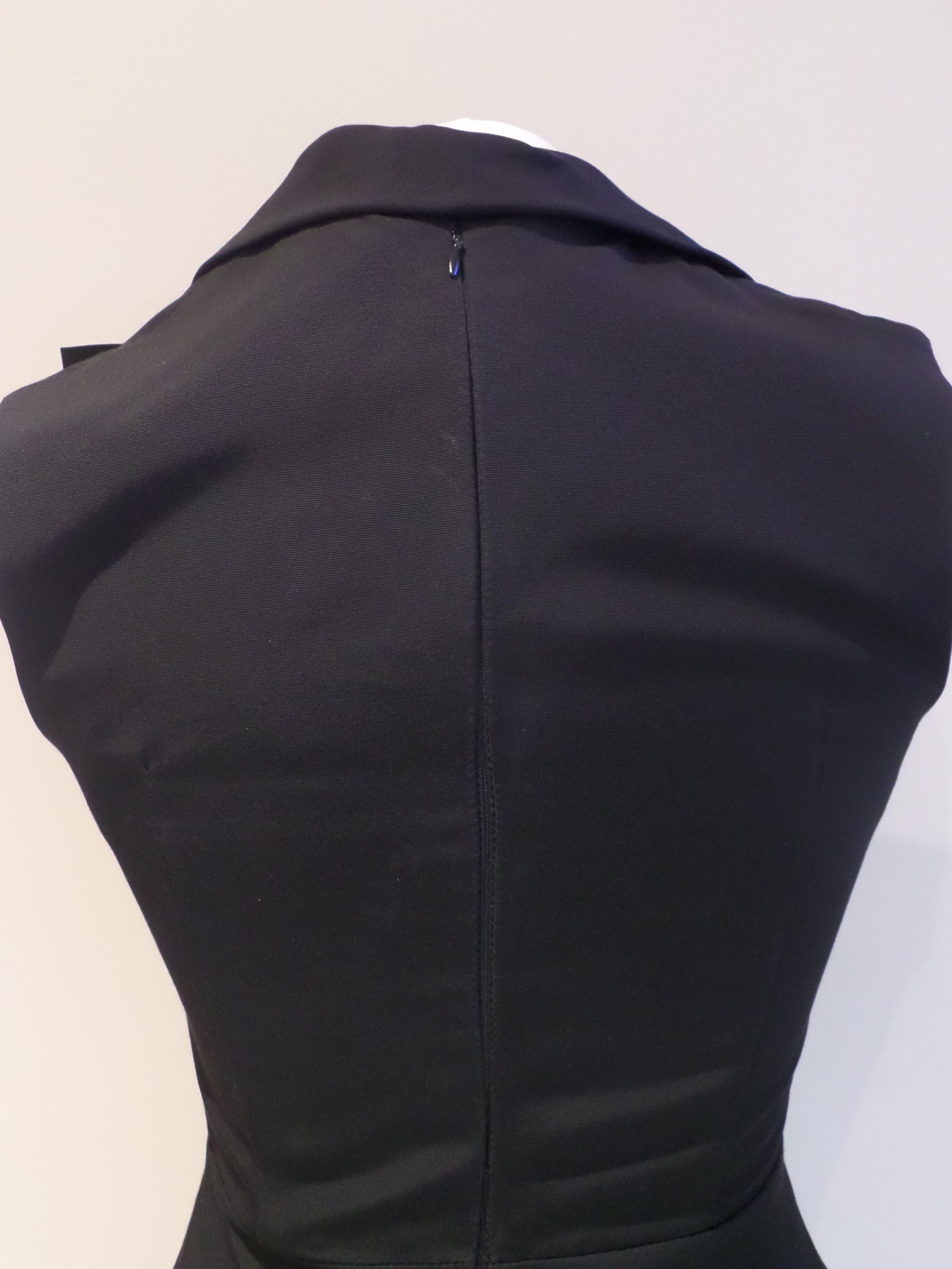 McQ Black Sleeveless Dress