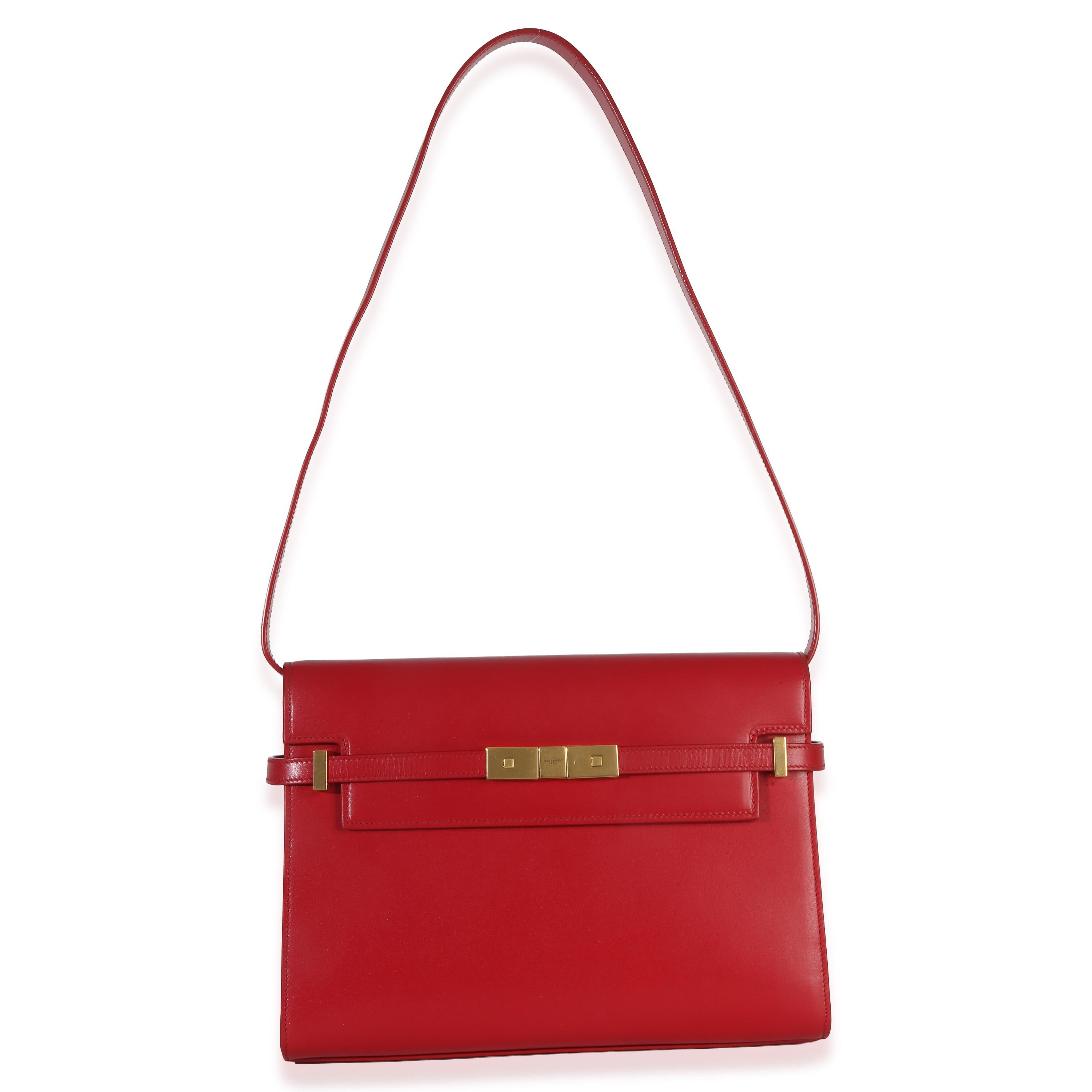 Saint Laurent  Calfskin Medium Manhattan Shoulder Bag