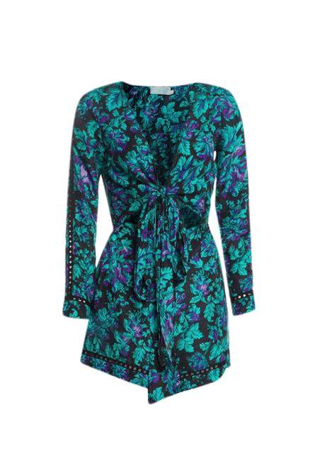 Zimmermann Multicoloured Silk Playsuit