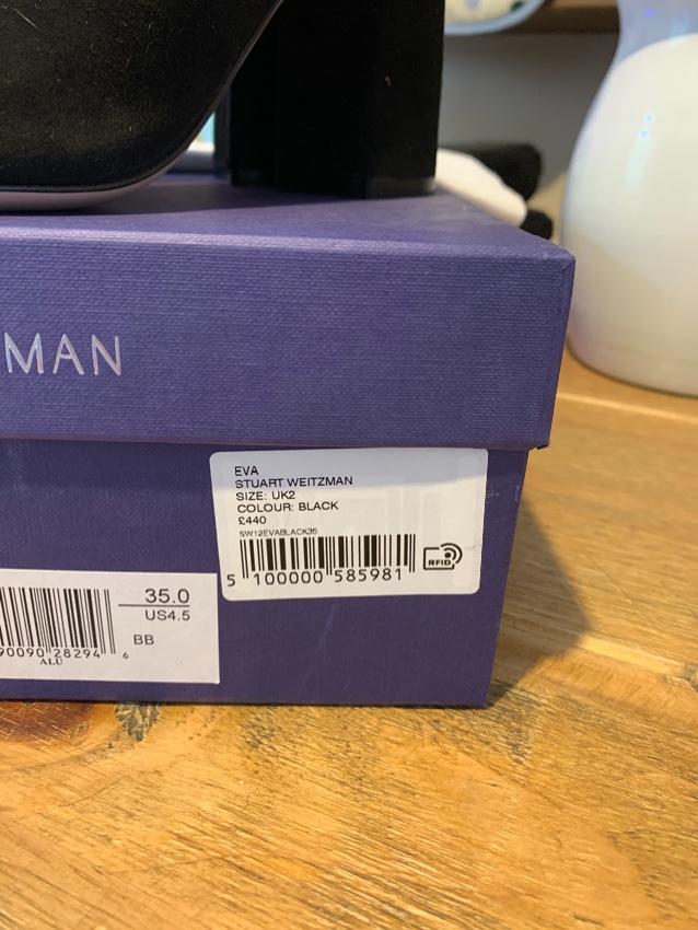 Stuart Weitzman Eva Suede Block Heel Mules