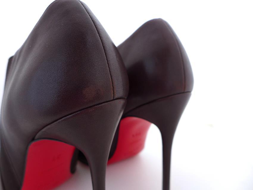 Christian Louboutin Brown Lastoto Leather Ankle Boots