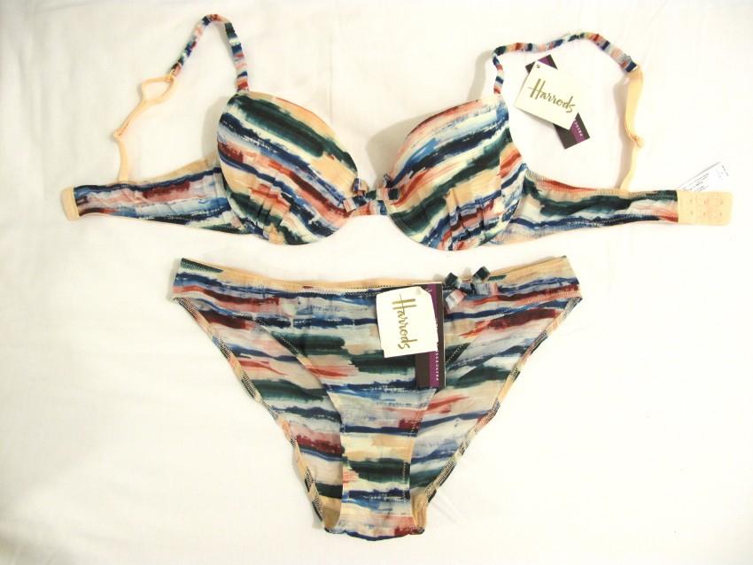 Princess Tam Tam Coco Print Bra and Knickers Set - 32C/70C Small