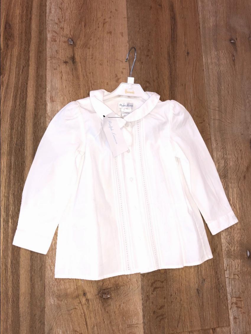 Ralph Lauren Baby Girl White Blouse