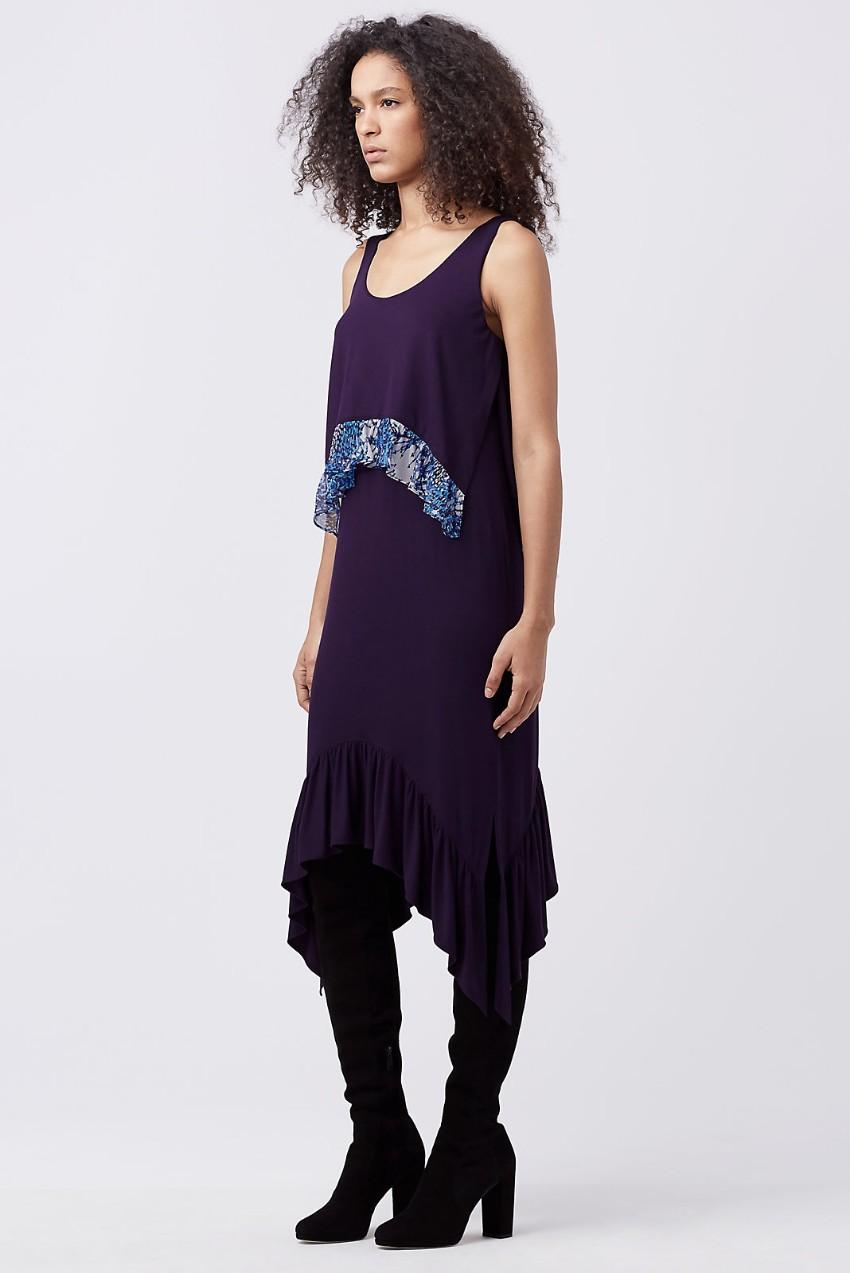 Diane von Furstemberg asymmetric Perri dress