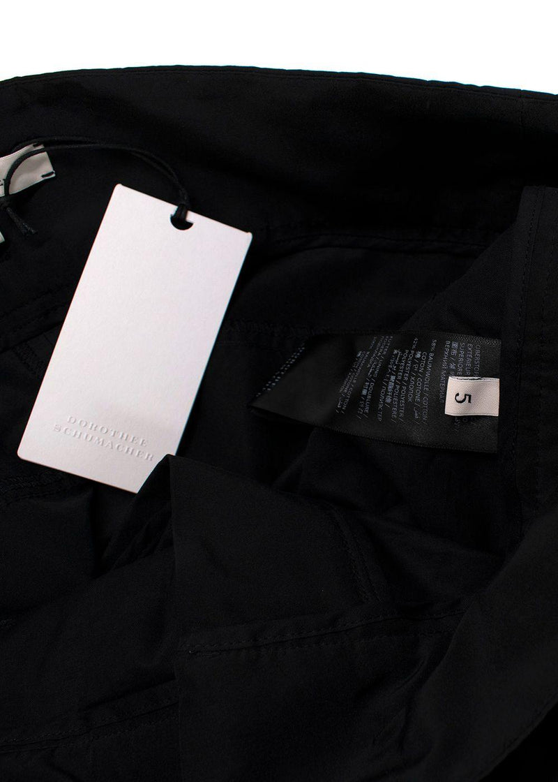 Dorothee Schumacher Black High-Waisted Trousers