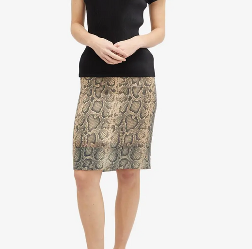 Sportmax Desio Snakeskin Mini Skirt