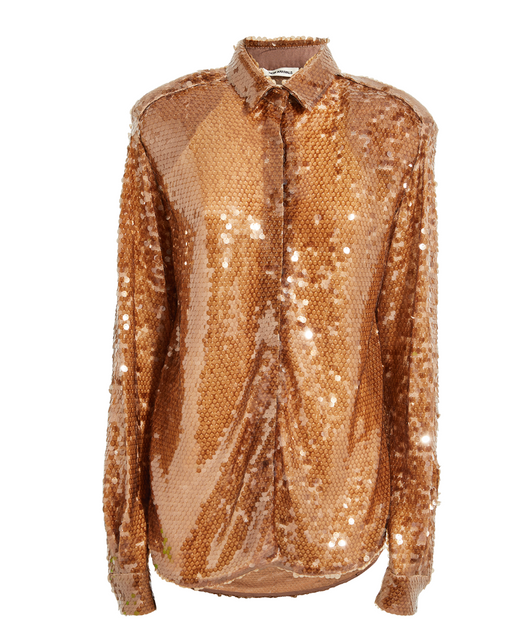 The New Arrivals Ilkyaz Ozel Sequin Colette Shirt