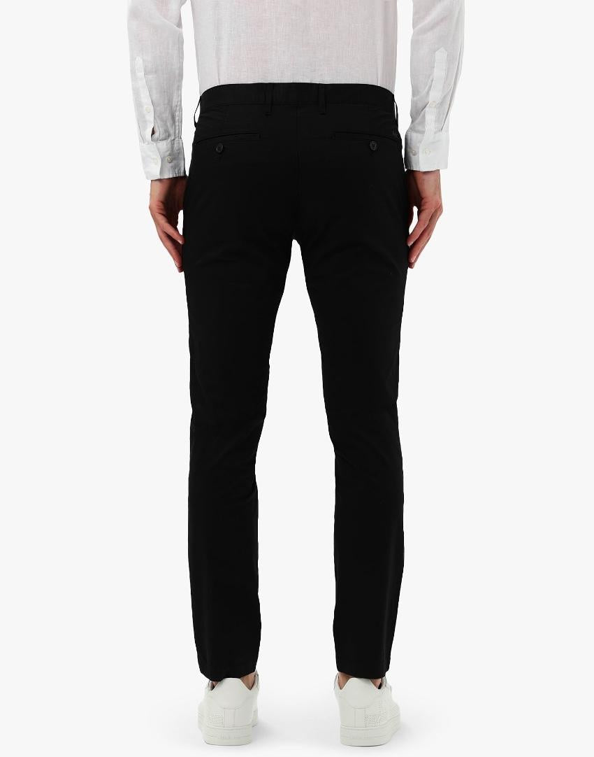 Michael Kors Black Stretch Twill Chinos