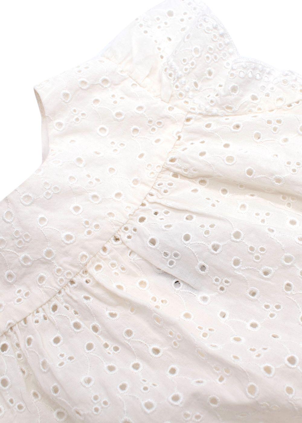 Bonpoint Kids White Lace Blouse