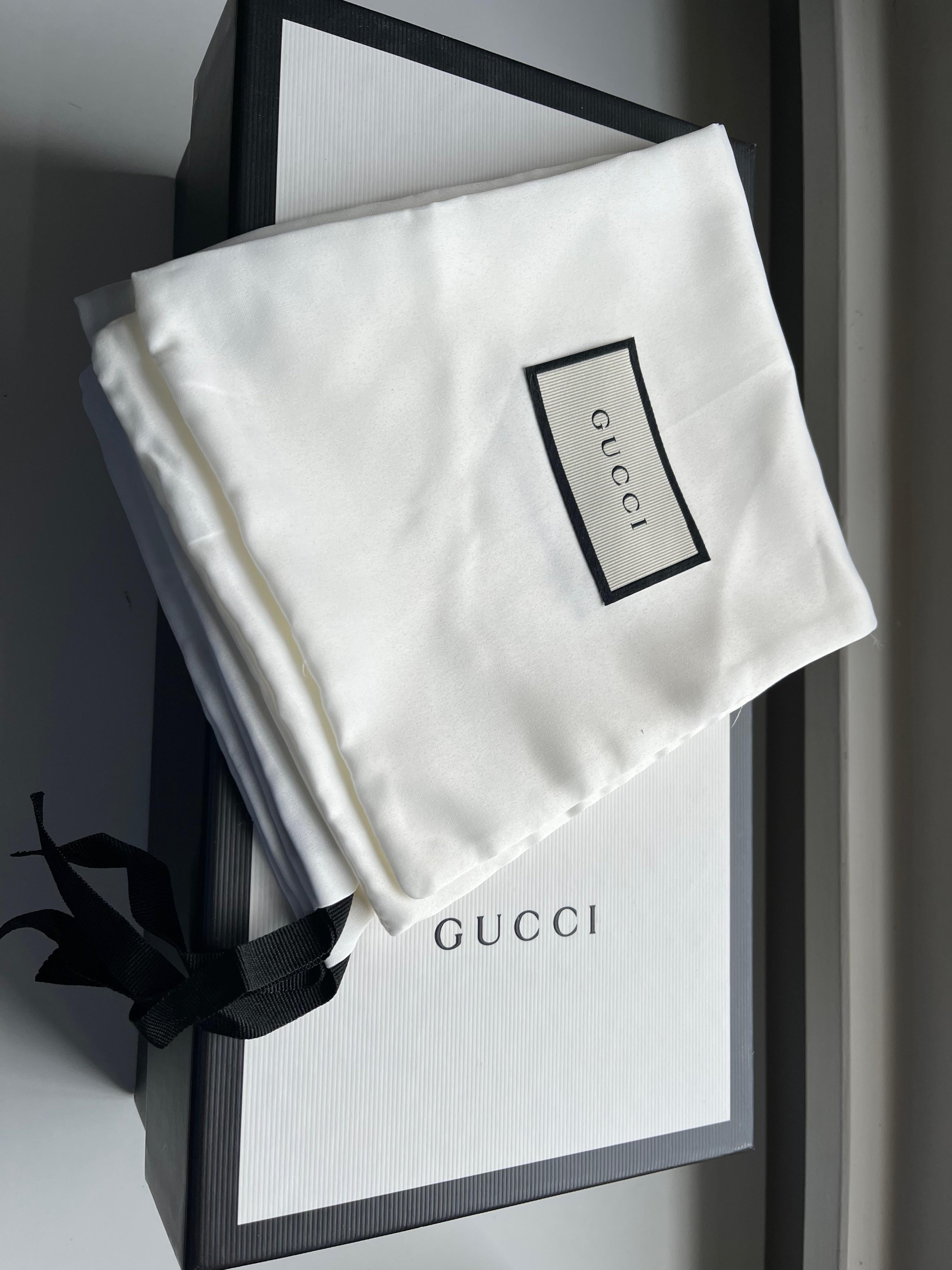 Gucci Black Leather Princetown Slippers