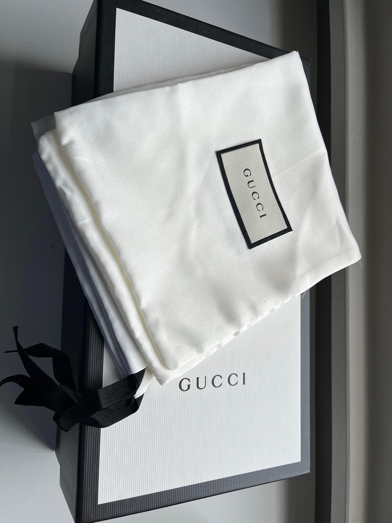 Gucci Black Leather Princetown Slippers