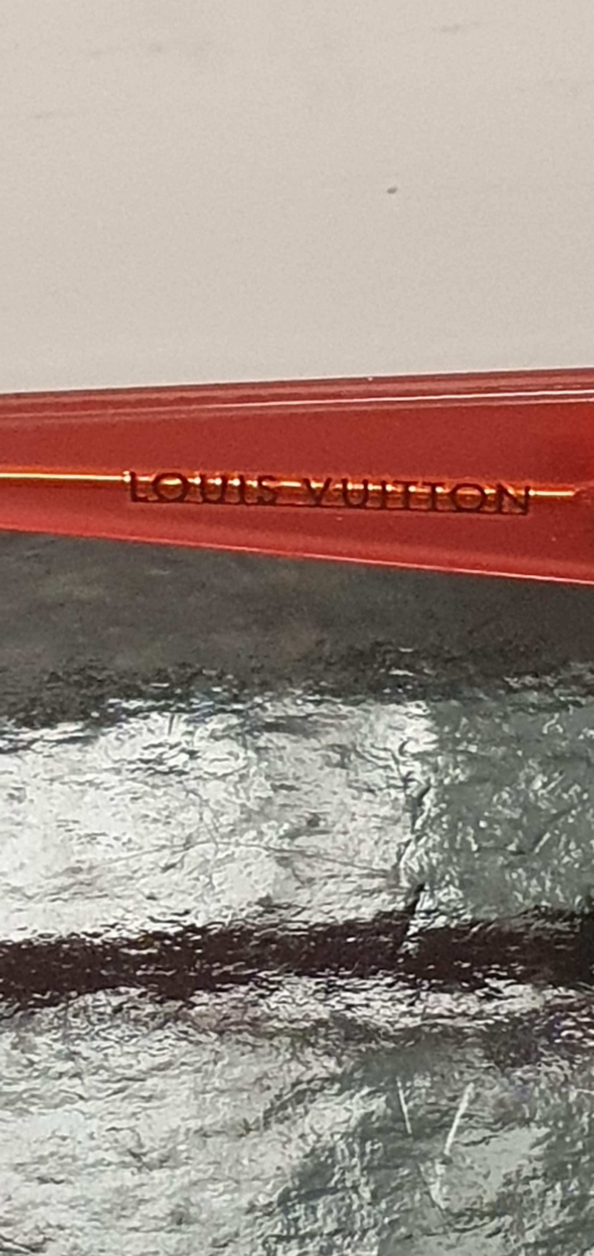 LV Pink Acetate  Embellished Sunglasses