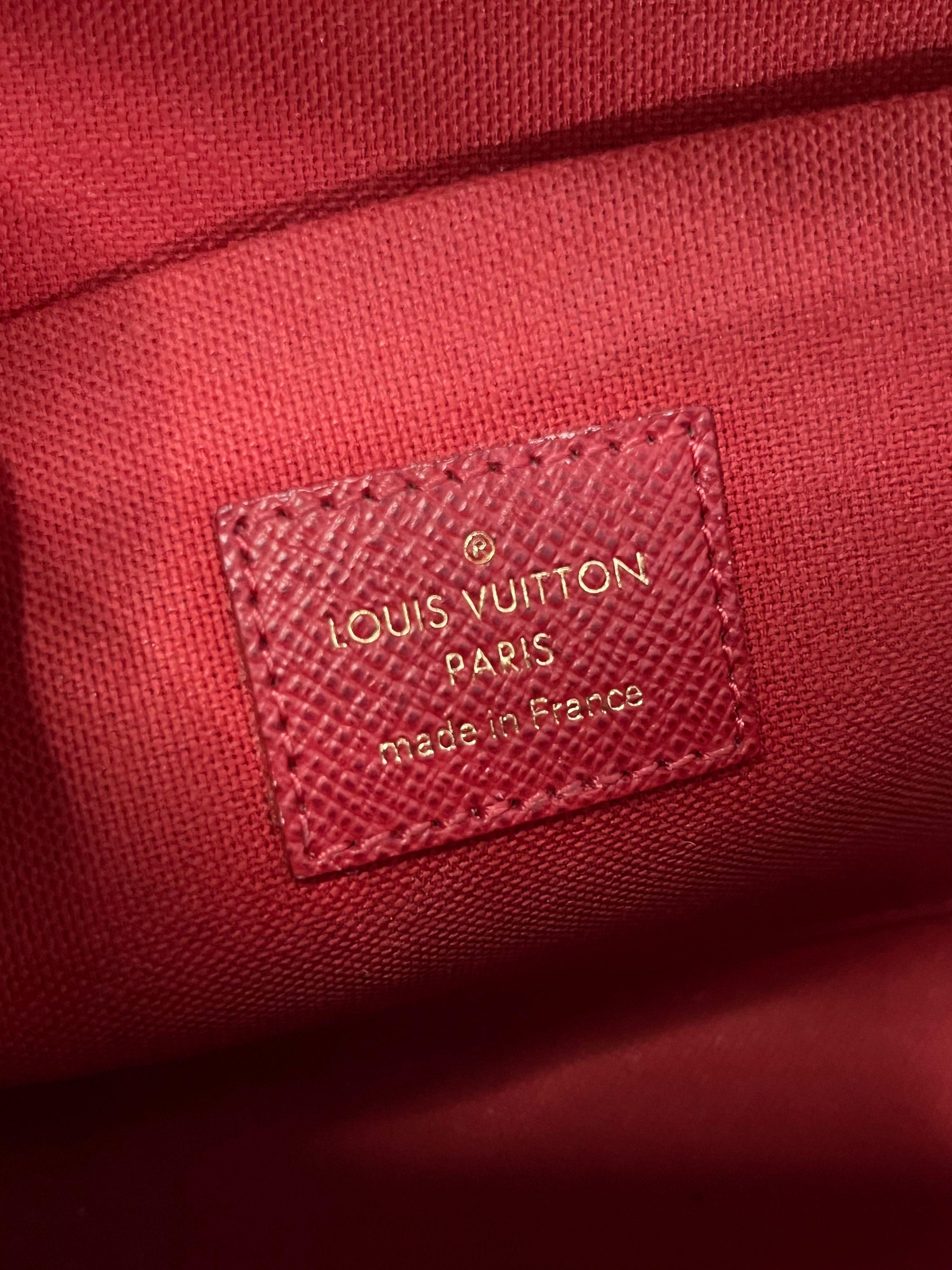 Louis Vuitton Brown Damier Ebene Pochette Felicie