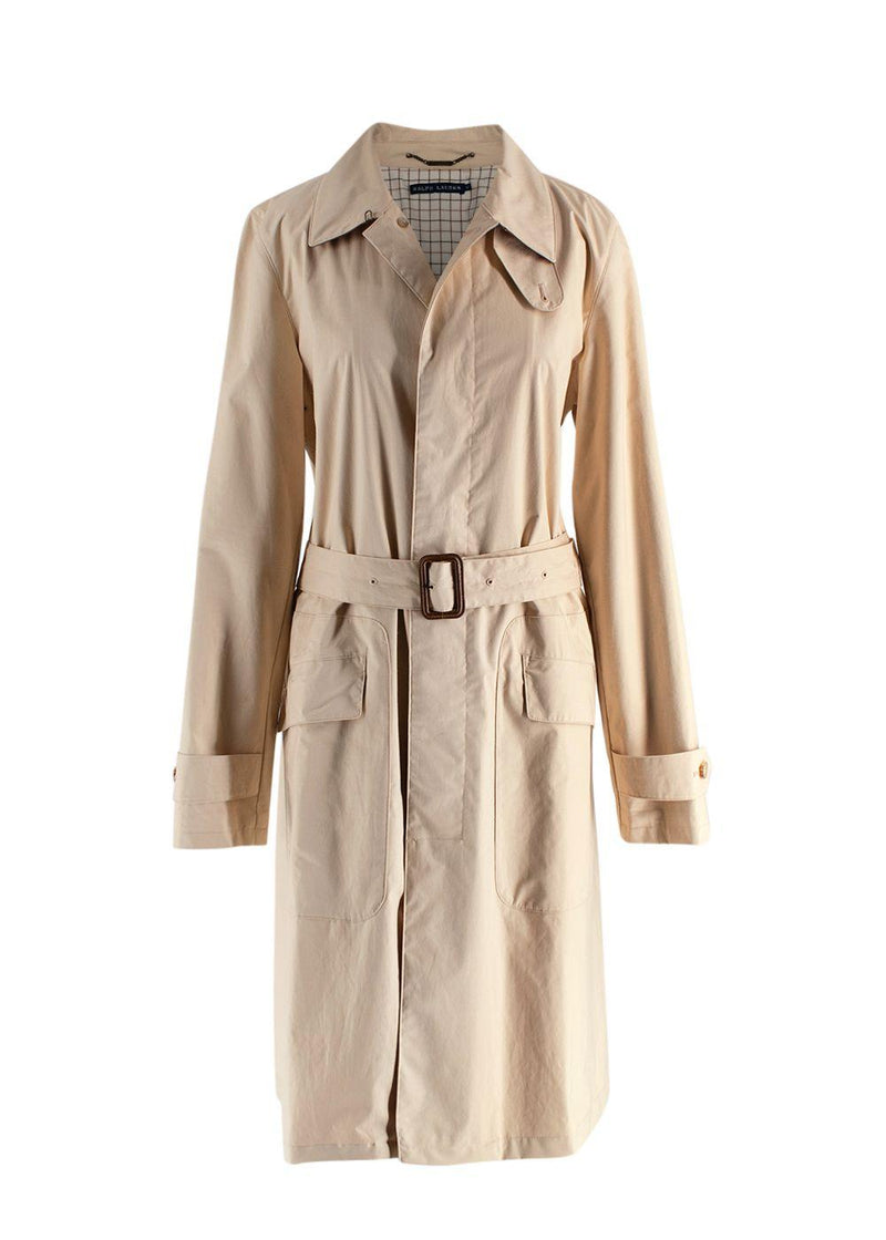 Ralph Lauren Beige Belted Trench Coat