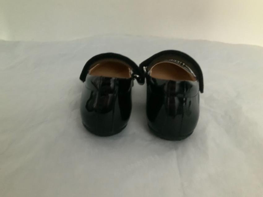 Moschino Kids Size 28 Logo Mary-Janes