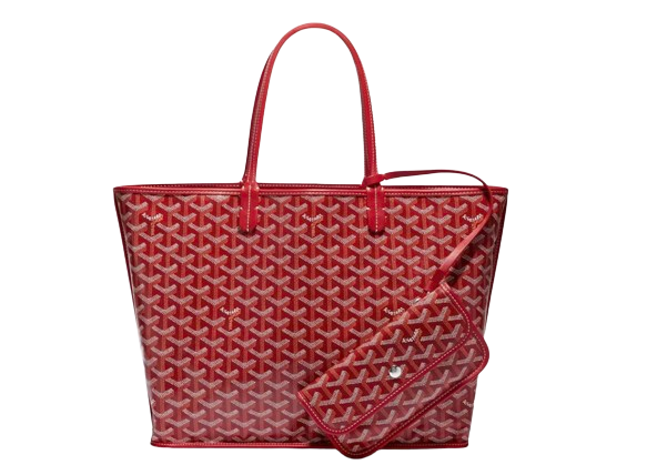 Goyard Red Anjou Reversible Tote Bag