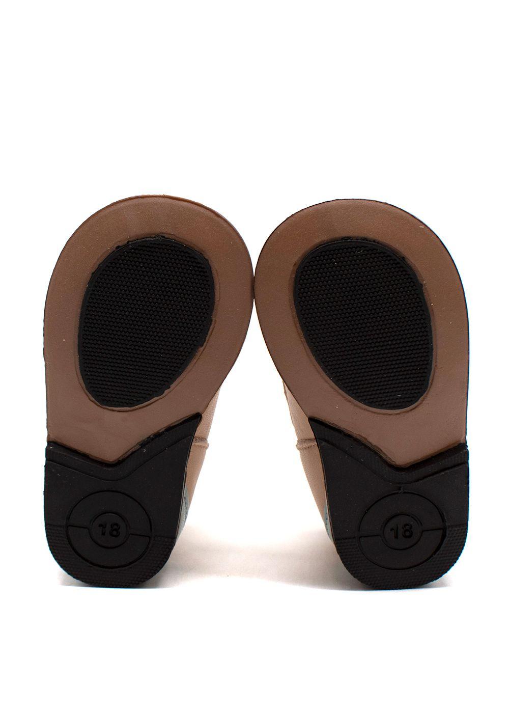 The Eugens Nude and Blue Dione Baby Sandals