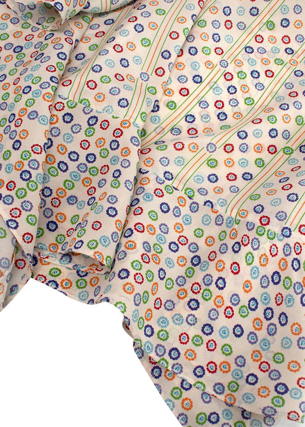 Valentino Multi-Colour Printed Silk Kaftan