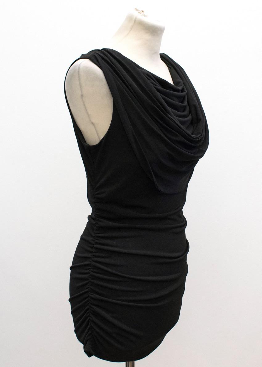 Michael Micheal Kors Black Buckle Top
