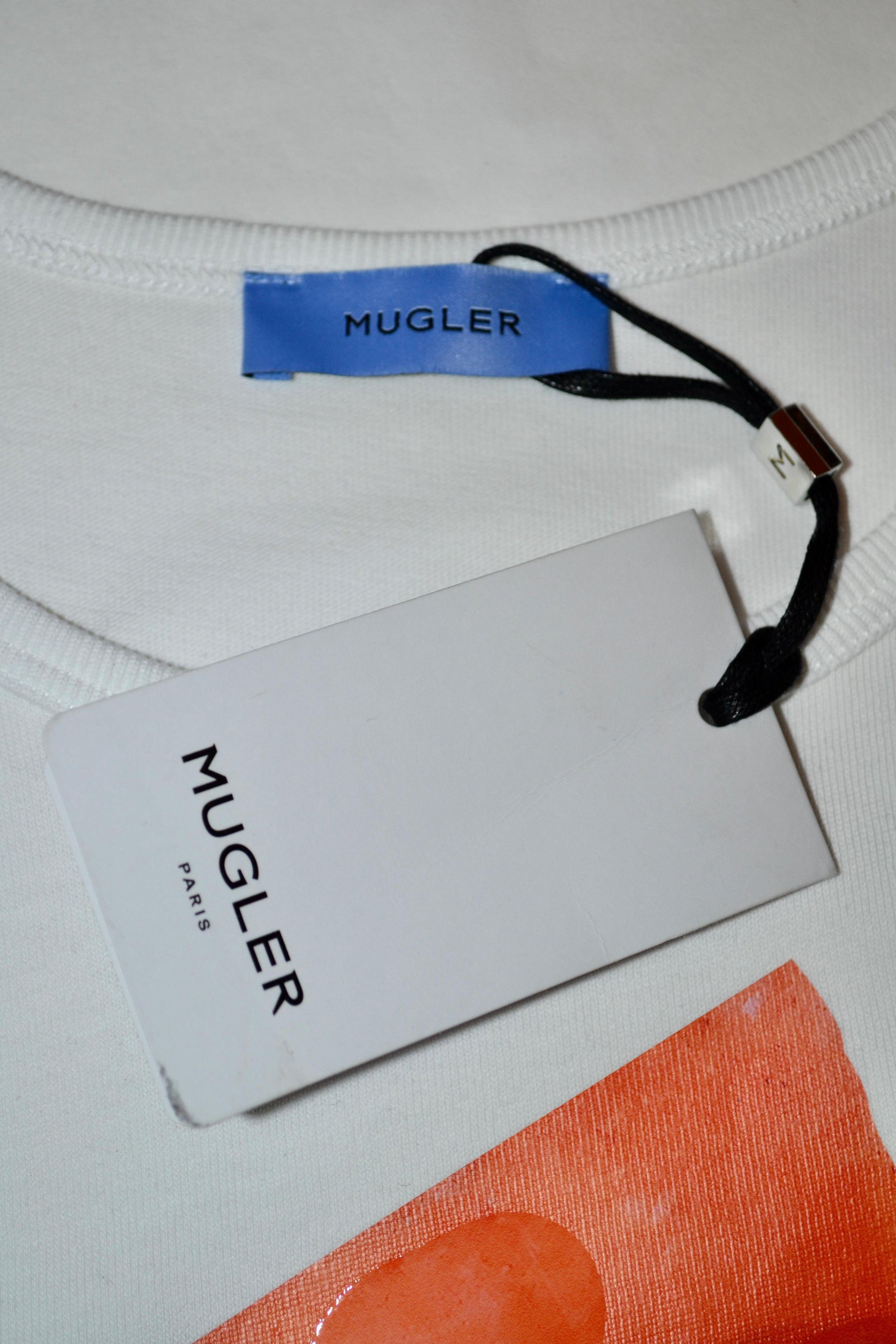 Mugler Printed Cotton Tank Top