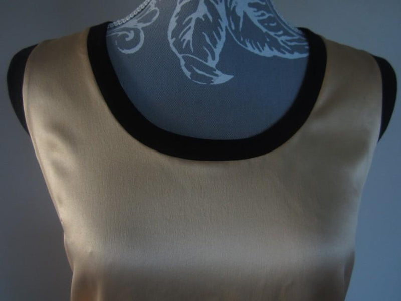 Dolce & Gabbana pale orange silk vest top