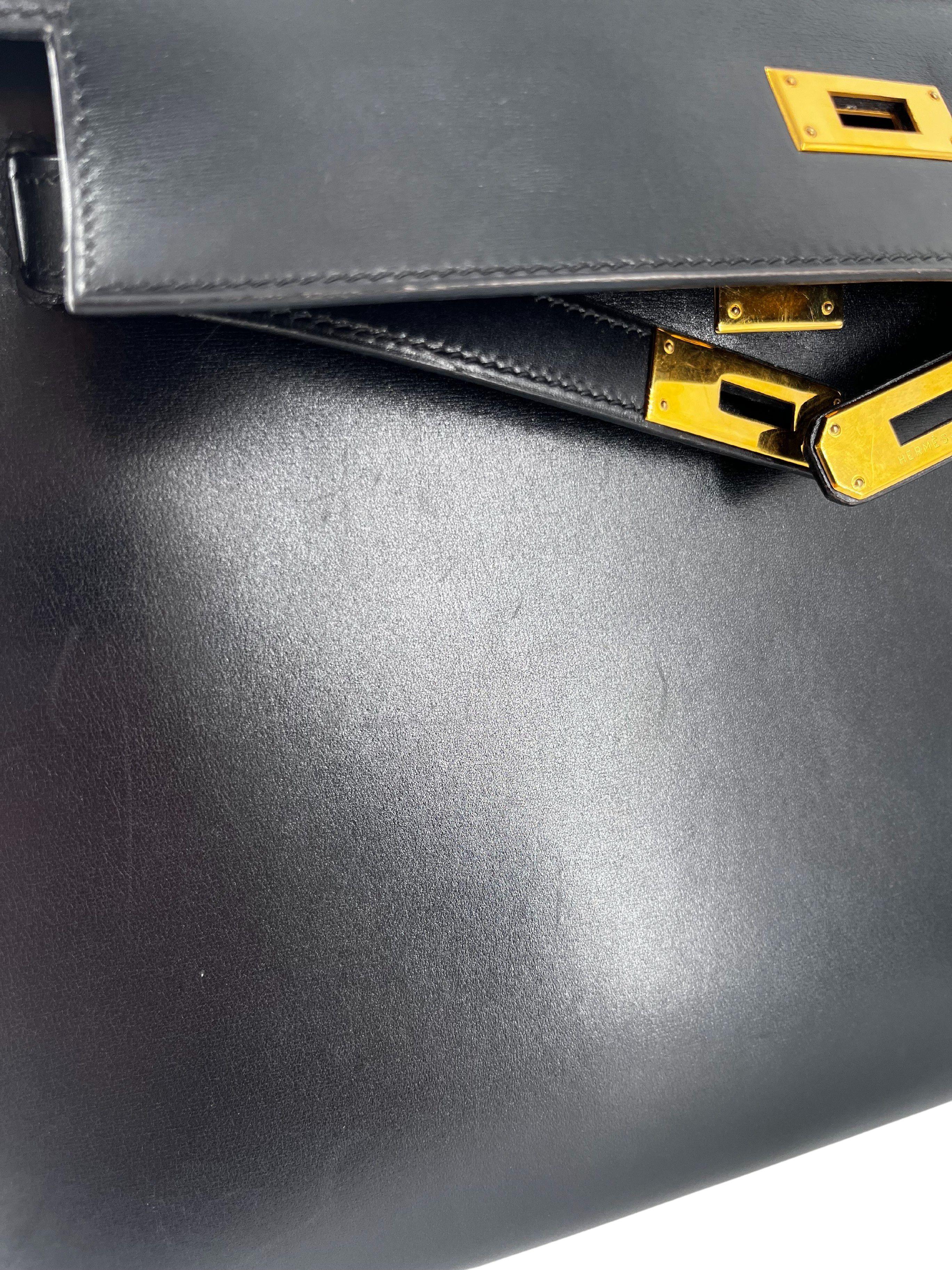 Hermès Black Kelly 32