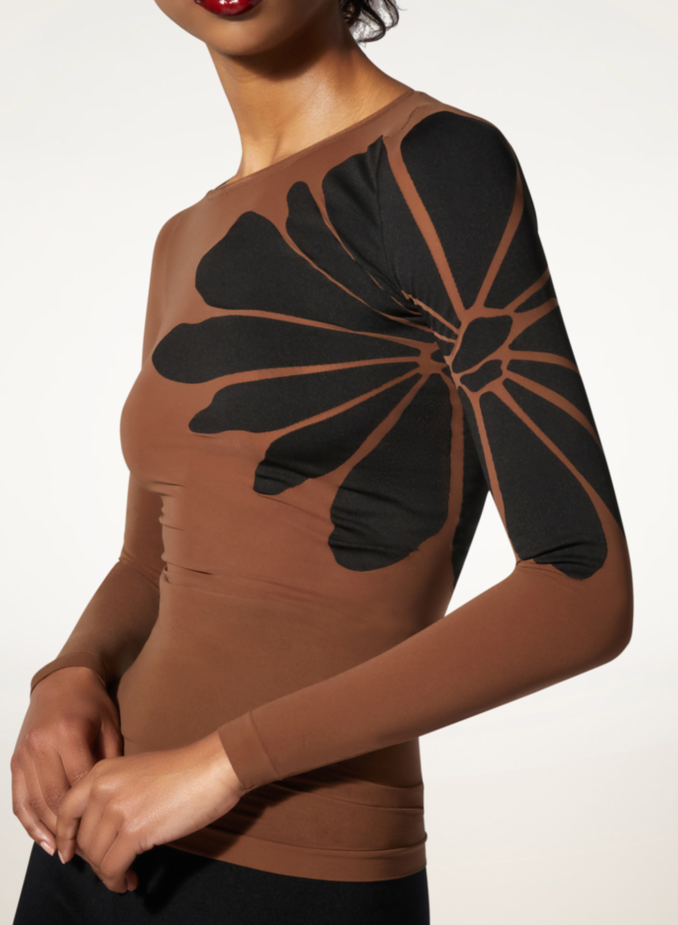 Wolford Marco Body Tattoo Top Long Sleeves