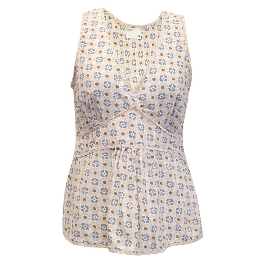 Rutzou Floral Top