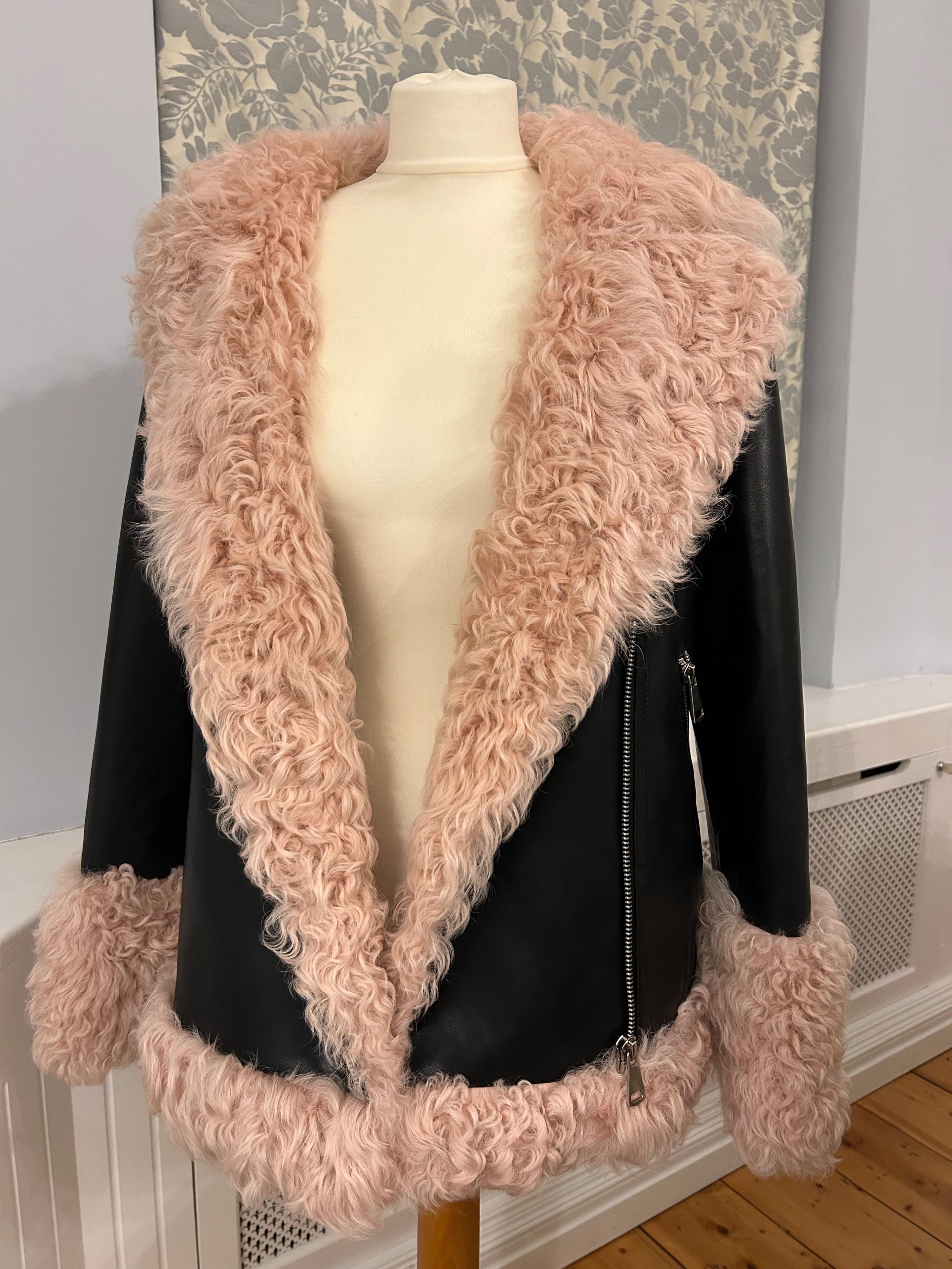 Charlotte Simone Black Bowie Leather Jacket