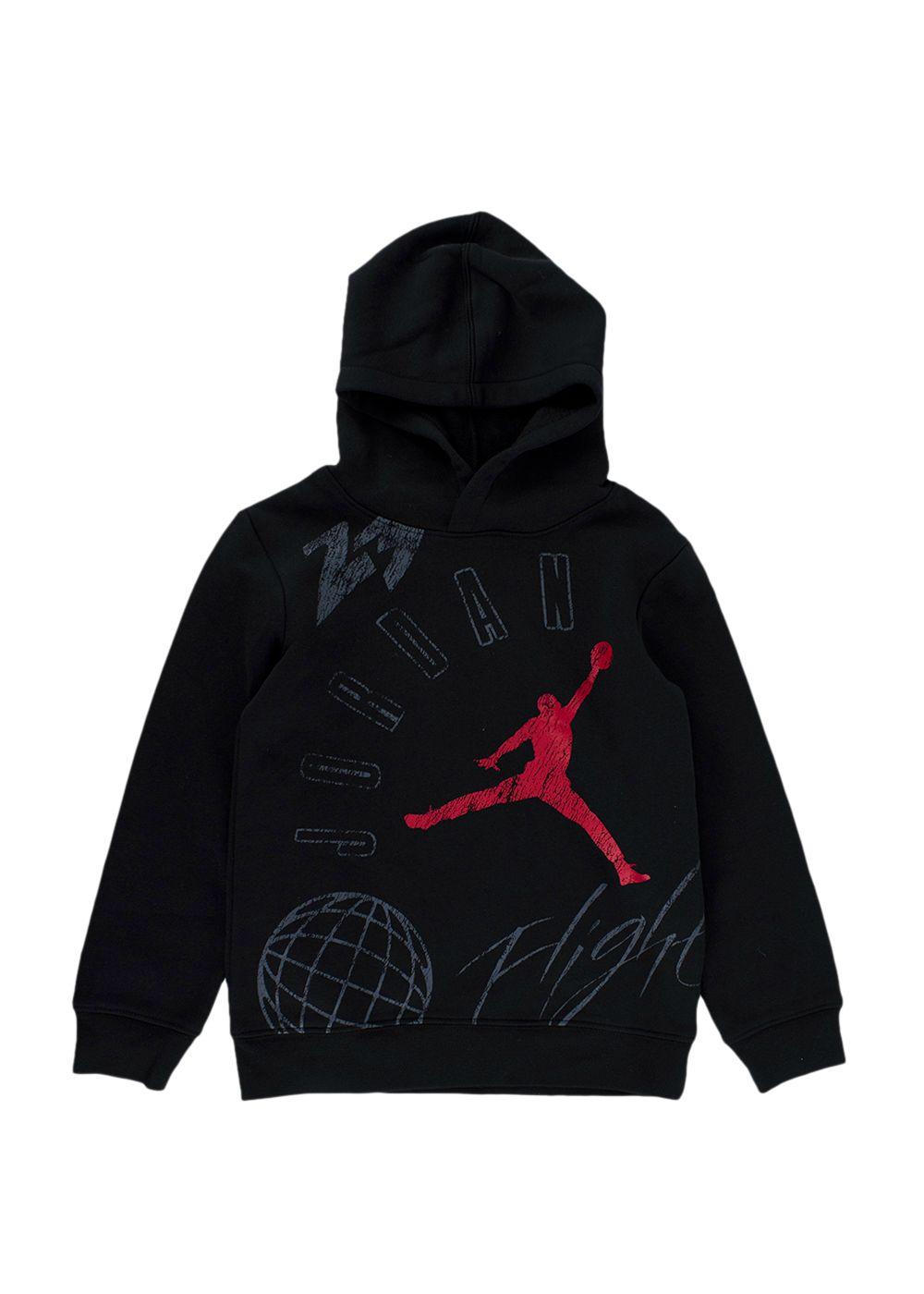 Jordan Kids Black Hoodie and Joggers Set