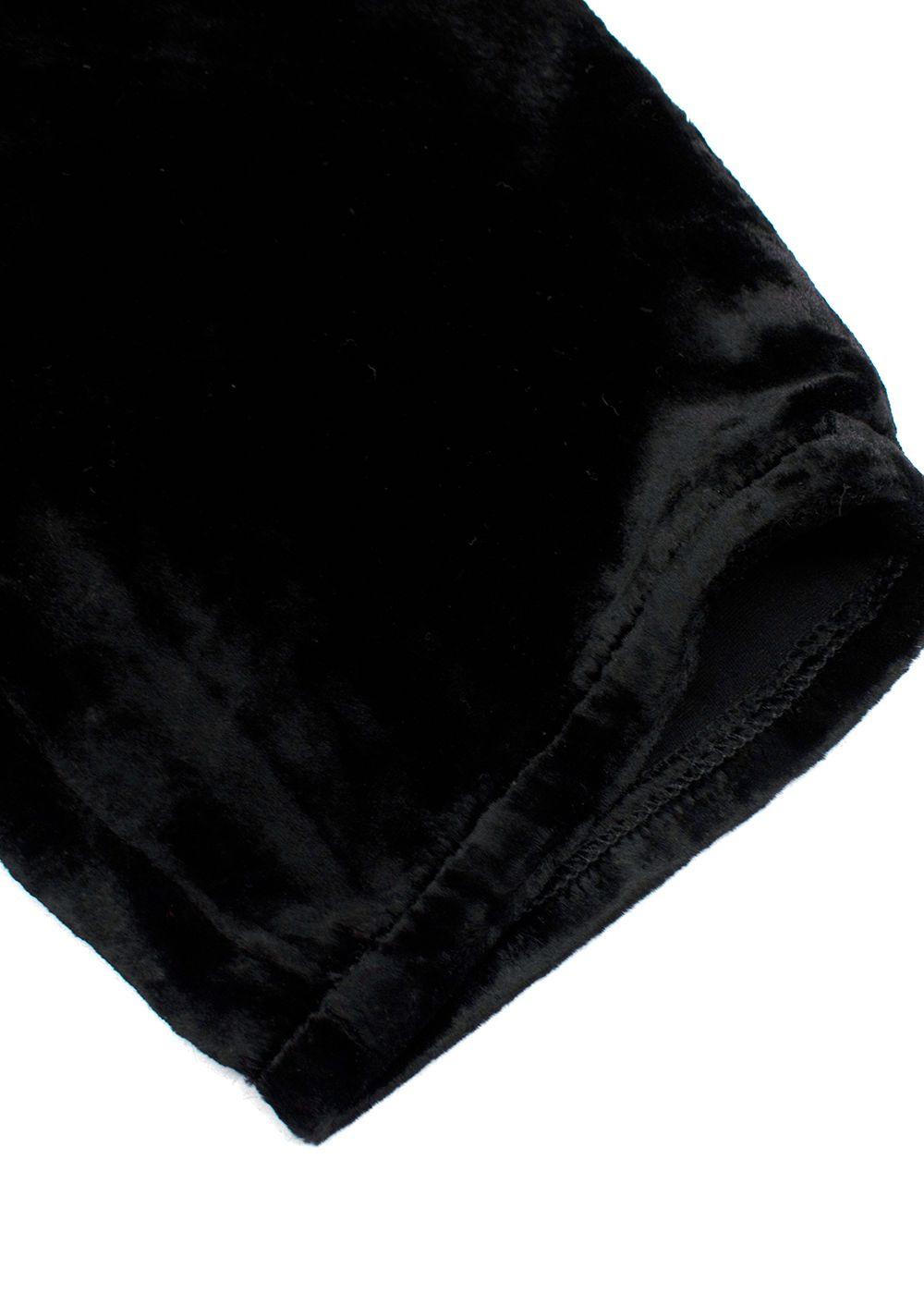 Saint Laurent Black Velvet Trousers