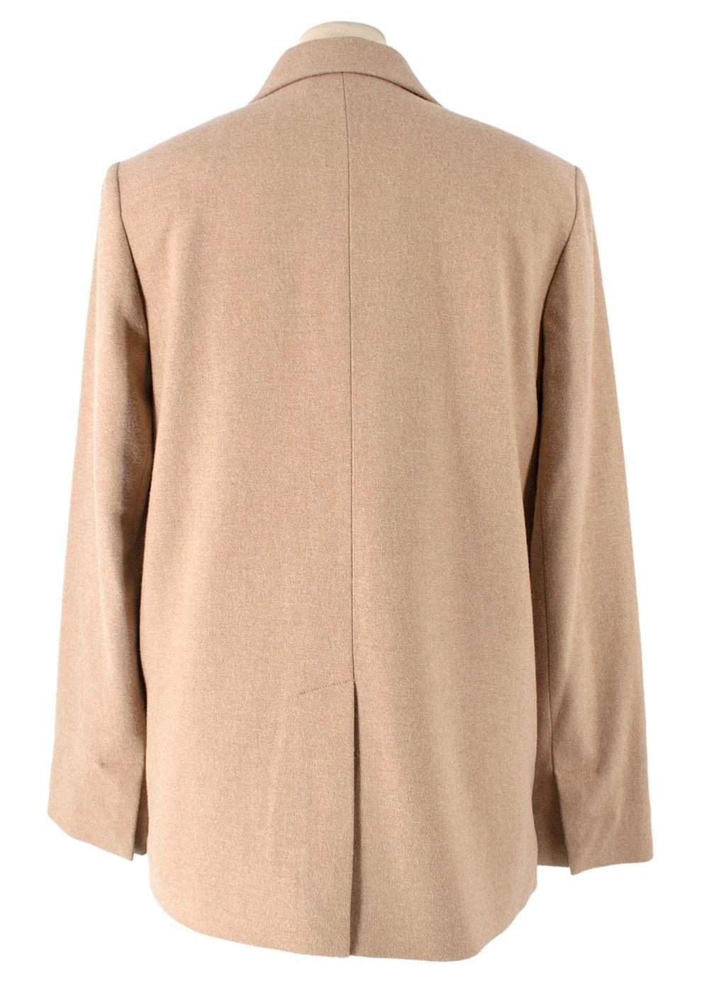 Vince Sand Single Breasted  Brushed Jersey Blazer