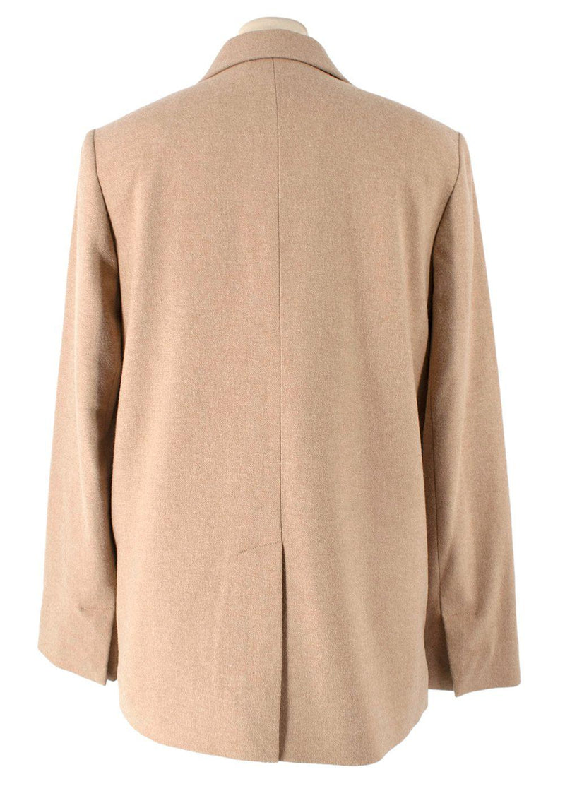 Vince Sand Single Breasted  Brushed Jersey Blazer