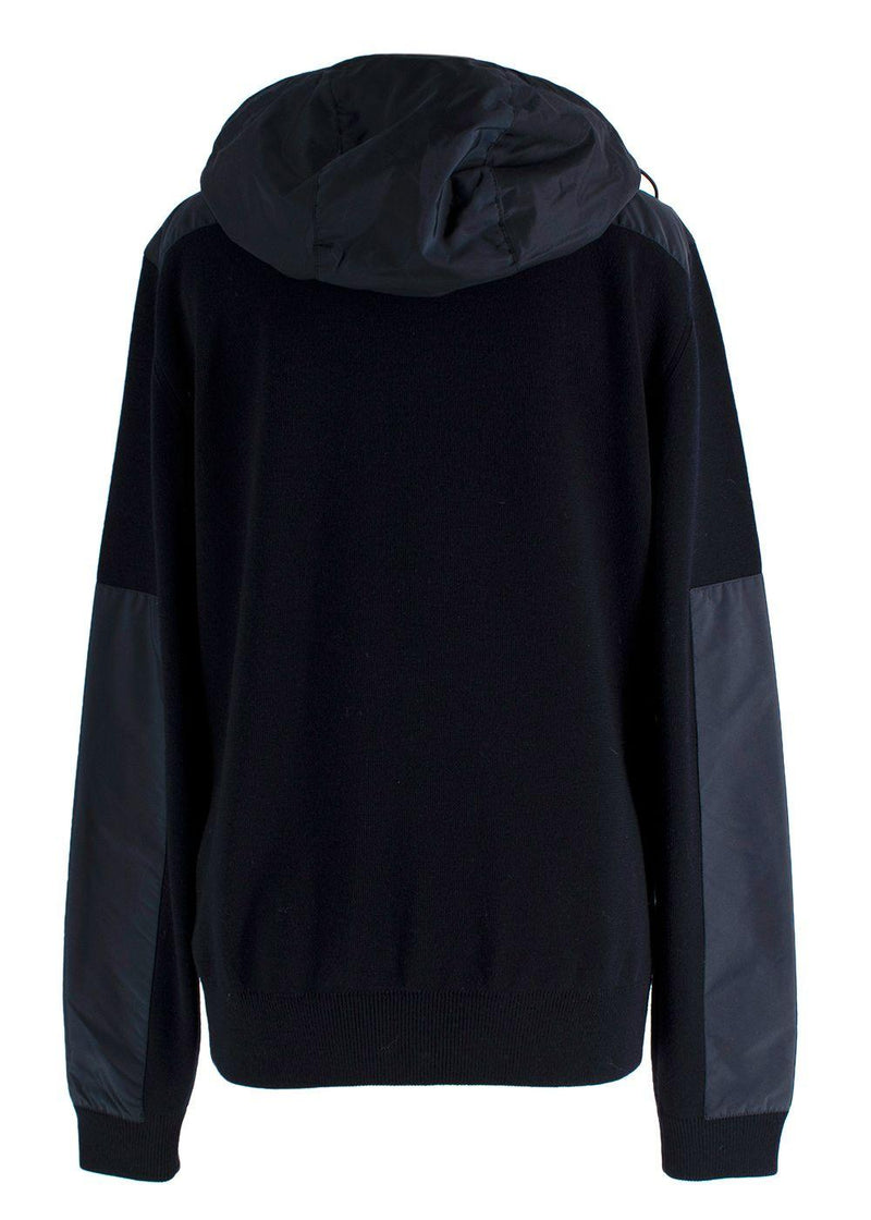 Prada Navy Nylon and Wool Windbreaker