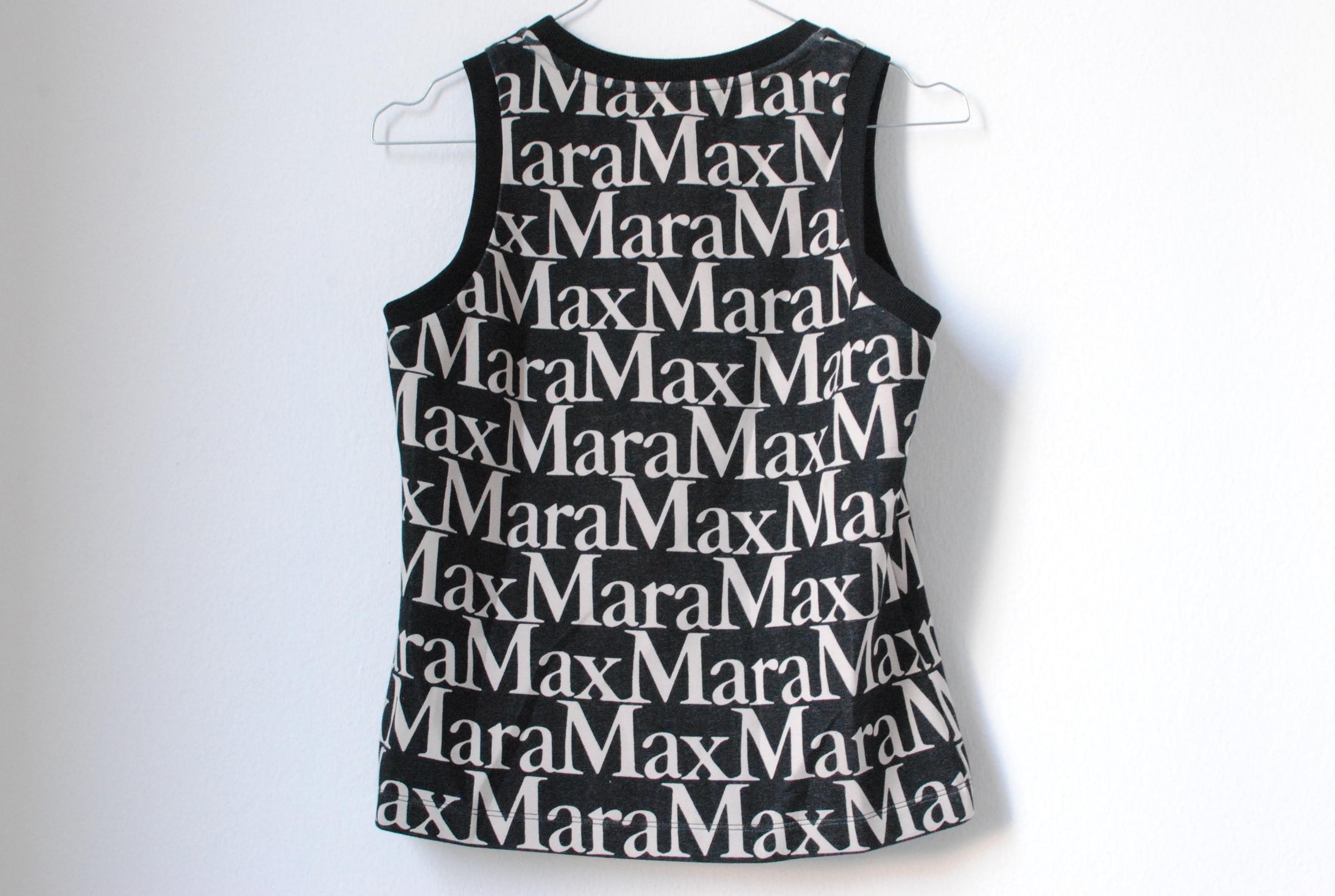MaxMara Black Logo Top