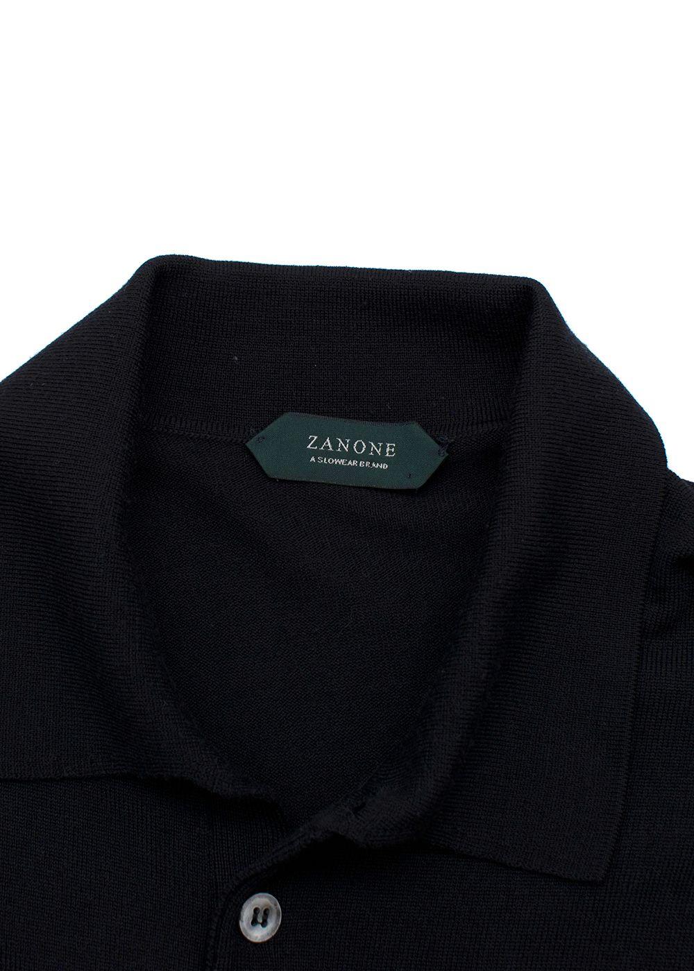 navy wool long sleeved cardigan