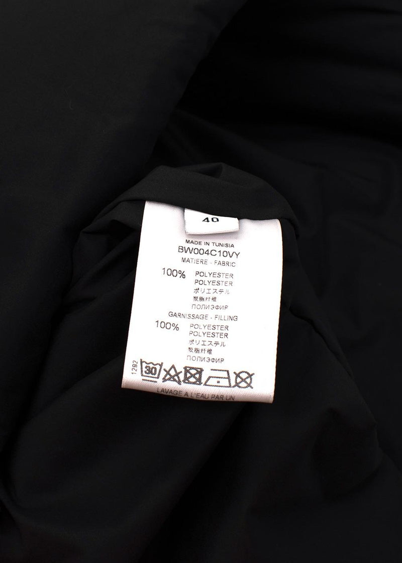 Black Down Hooded Gilet