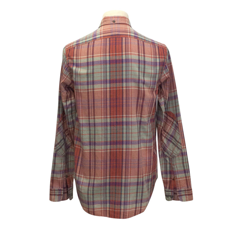 Marc Jacobs salmon plaid shirt