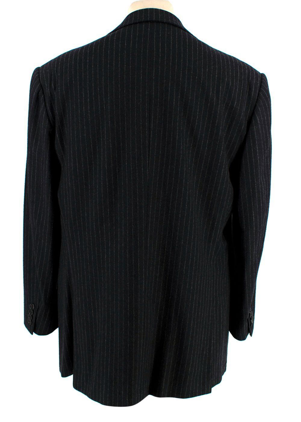 Ralph Lauren Collection Pinstripe Wool 3 Piece Suit